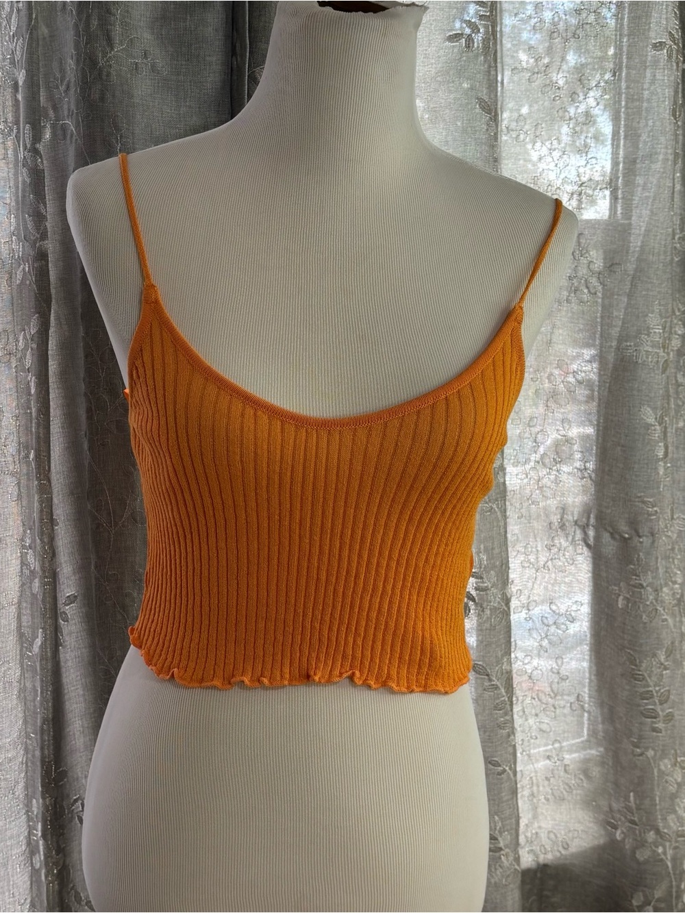 Zara crop top sheer size medium